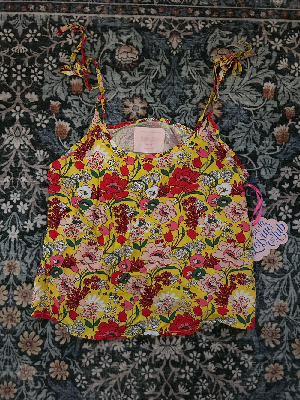 Ban.do Floral Patterned Leisure Tank